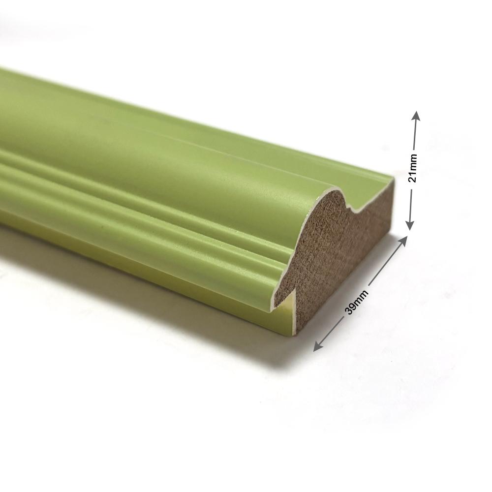 The size of the frame molding